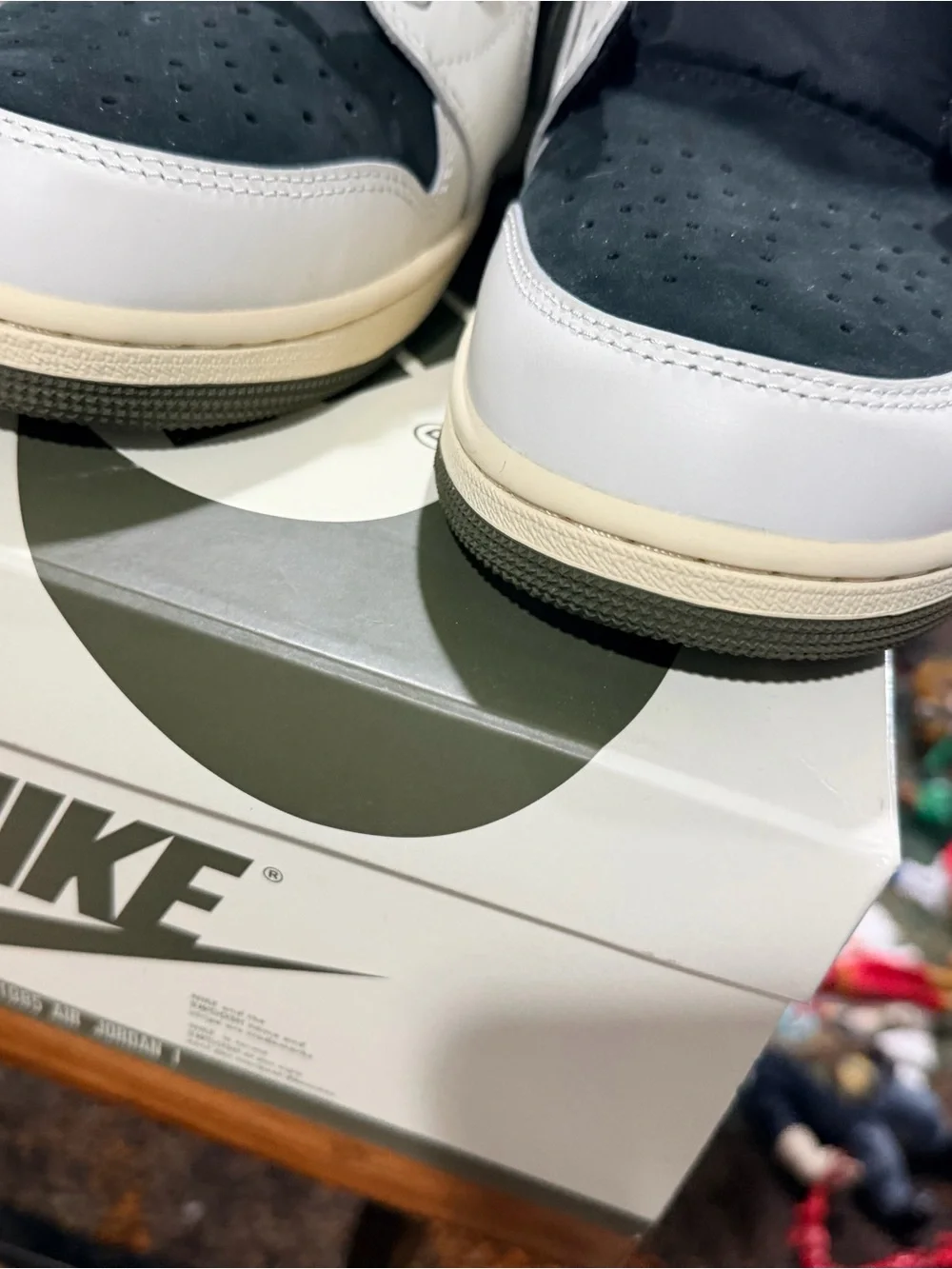 Men’s Low-Top Sneakers in Black, White & Olive Drab